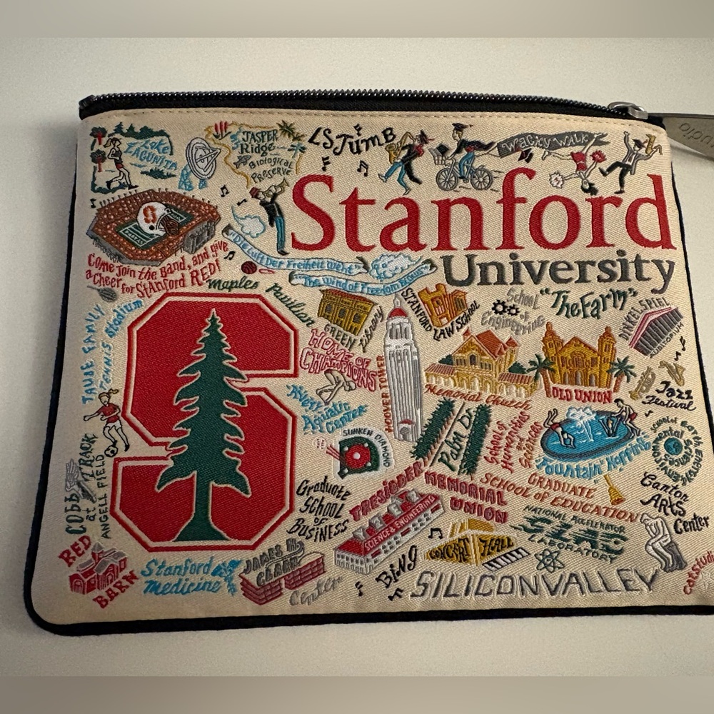 Stanford University Collegiate Zip Pouch